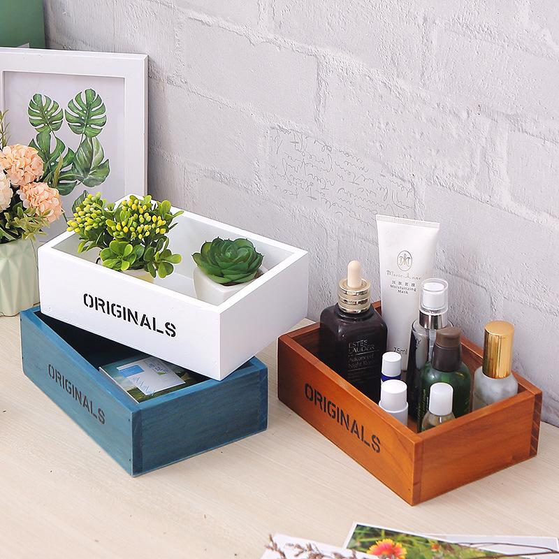 Phụ Kiện Terrarium Hộp gỗ đa năng original cho tiểu cảnh, son môi, chìa khóa mini (TBS-2)