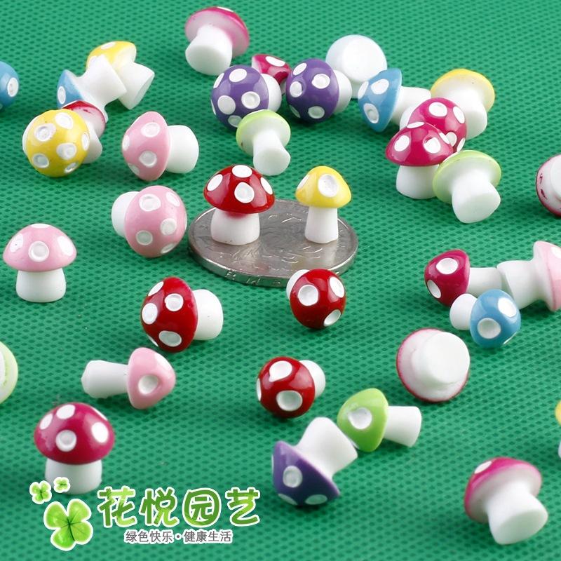 Phụ Kiện Tiểu Cảnh Tiểu cảnh nấm, trang trí sinh thái lọ cây DIY, kích thước vừa (ZC-37)