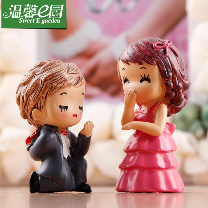 Phụ Kiện Tiểu Cảnh Cặp Đôi Cầu Hôn (ZC-476)