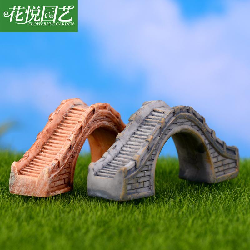 Phụ Kiện Tiểu Cảnh Tiểu cảnh cầu bán nguyệt, phụ kiện trang trí tiểu cảnh mini (ZC-597)