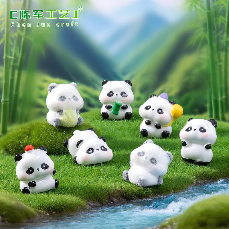Phụ Kiện Tiểu Cảnh Gấu Trúc Nhỏ Lông Nhung (PK-925)
