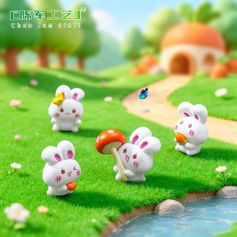 Phụ Kiện Tiểu Cảnh Thỏ Con Dễ Thương Mini (PK-679)