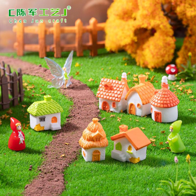 Phụ Kiện Tiểu Cảnh Ngôi Nhà Đồng Quê Cổ Điển Mini (PK-297)