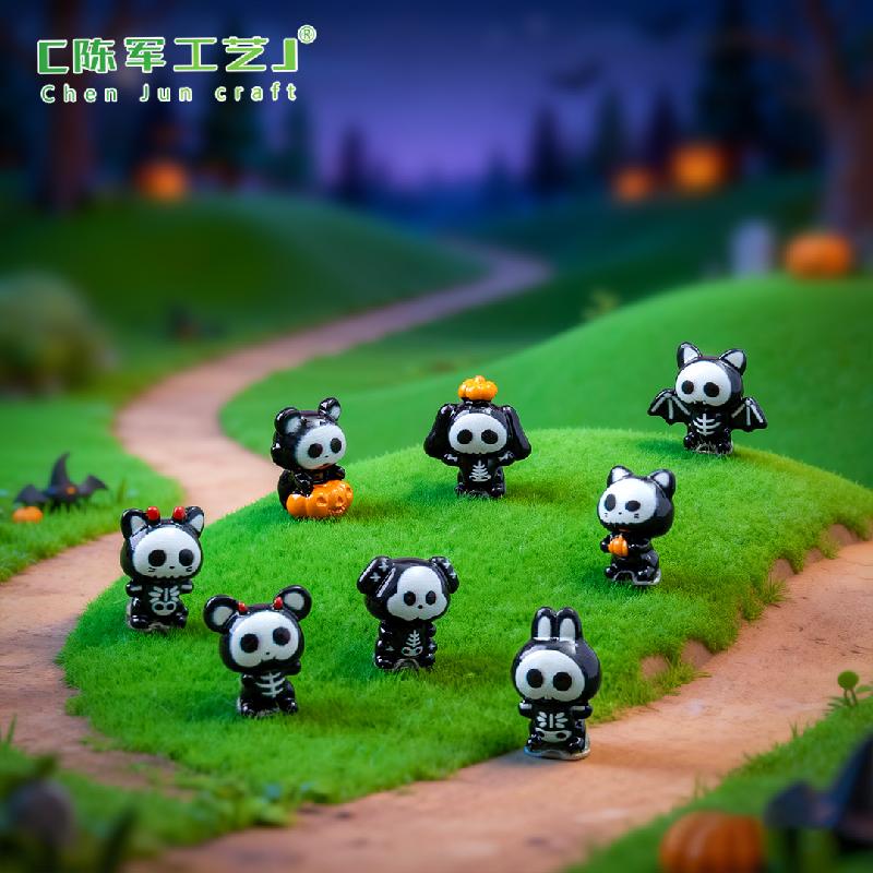 Phụ Kiện Tiểu Cảnh Thú nhỏ đầu lâu Halloween mini trang trí tiểu cảnh (PK-689)