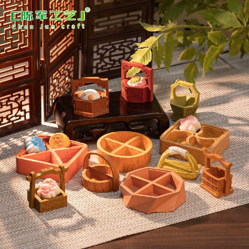 Phụ Kiện Tiểu Cảnh Giỏ Đựng Thức Ăn Cổ Trang Mini (PK-609)