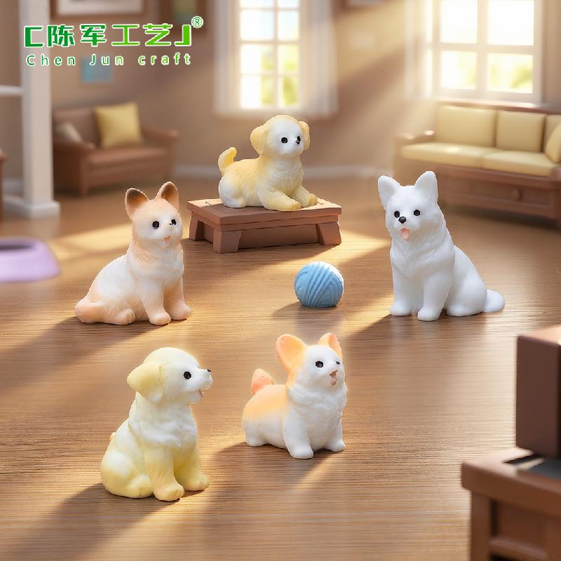 Phụ Kiện Tiểu Cảnh Chó Labrador Golden Mini Trang Trí (PK-86)