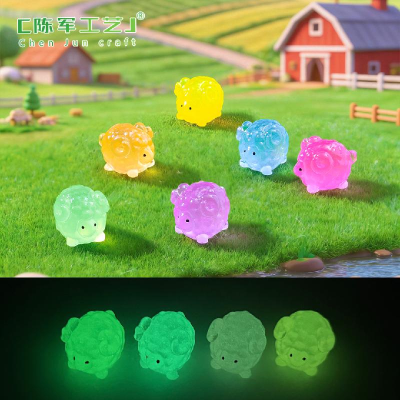 Phụ Kiện Tiểu Cảnh Cừu Con Dạ Quang (PK-1013)