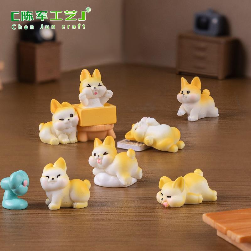 Phụ Kiện Tiểu Cảnh Chó Corgi Mập Dễ Thương (PK-951)