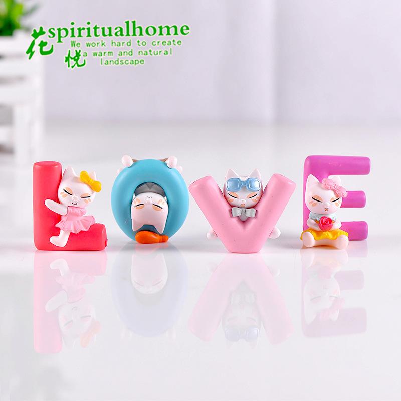 Phụ Kiện Tiểu Cảnh Mèo KT LOVE (ZC-681)