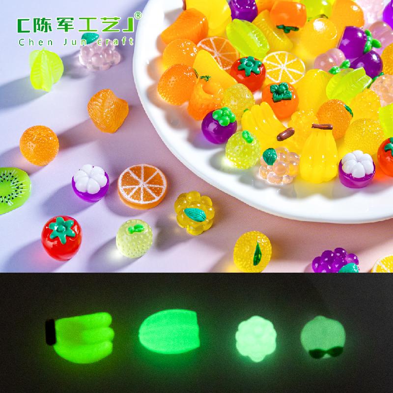 Phụ Kiện Tiểu Cảnh Tiểu cảnh trái cây phát sáng, nho và măng cụt dễ thương (ZC-402)