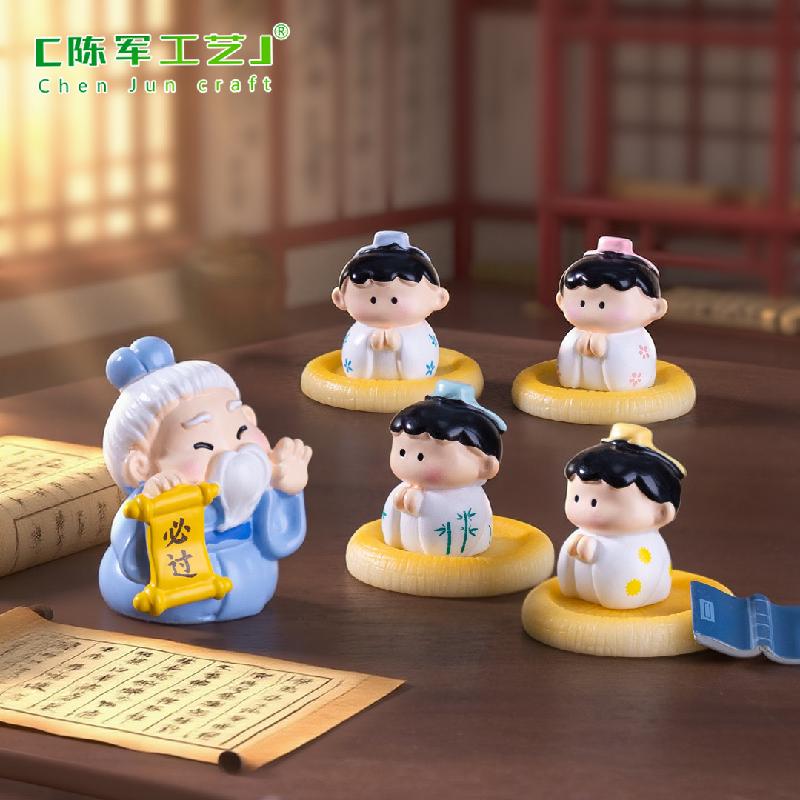 Phụ Kiện Tiểu Cảnh Khổng Tử Và Tiểu Đồng Mini (PK-553)