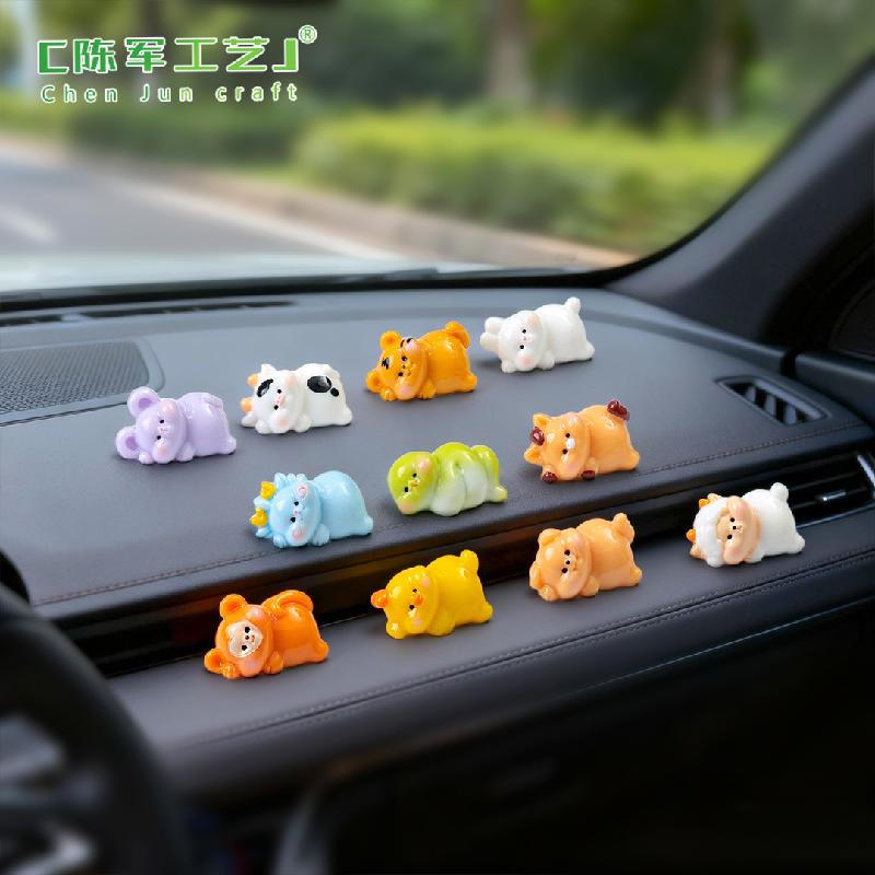 Phụ Kiện Tiểu Cảnh 12 Con Giáp Nằm Dễ Thương (PK-924)