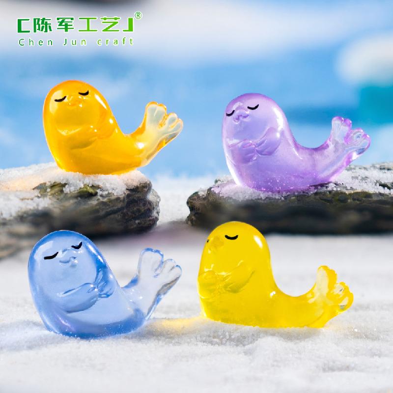 Phụ Kiện Tiểu Cảnh Hải cẩu phát sáng mini (PK-1125)