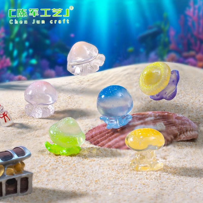 Phụ Kiện Tiểu Cảnh Sứa Biển Nhiều Màu Mini Trang Trí Hồ Cá (PK-483)