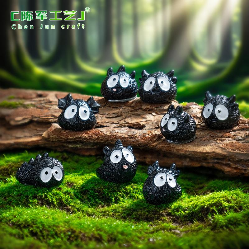 Phụ Kiện Tiểu Cảnh Quái Vật Đen Mini DIY (PK-866)
