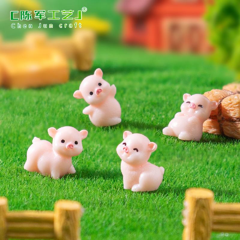 Phụ Kiện Tiểu Cảnh Bộ 4 Heo Con Dễ Thương (PK-899)