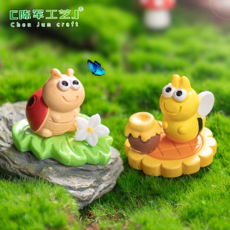Phụ Kiện Tiểu Cảnh Ong & ốc sên mini (PK-1094)