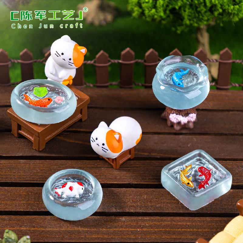 Phụ Kiện Tiểu Cảnh Bể Cá Vàng Mini Trang Trí Nhà Búp Bê (PK-118)