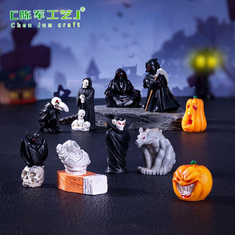 Phụ Kiện Tiểu Cảnh Bộ Xương & Xác Ướp Halloween (PK-985)