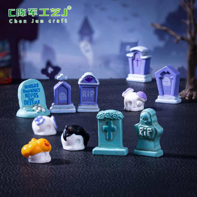Phụ Kiện Tiểu Cảnh Bộ Xương Halloween Mini Trang Trí (PK-285)