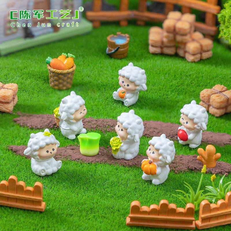 Phụ Kiện Tiểu Cảnh Cừu Mùa Thu Hoạch Mini (PK-294)