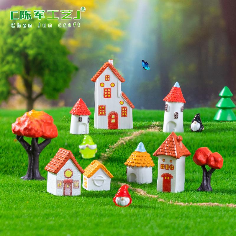 Phụ Kiện Tiểu Cảnh Nhà Cổ Châu Âu Mini Trang Trí (PK-275)