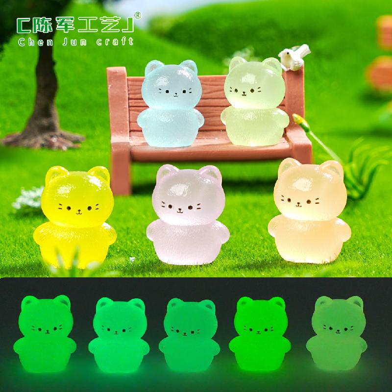 Phụ Kiện Tiểu Cảnh Mèo phát sáng mini (PK-1091)