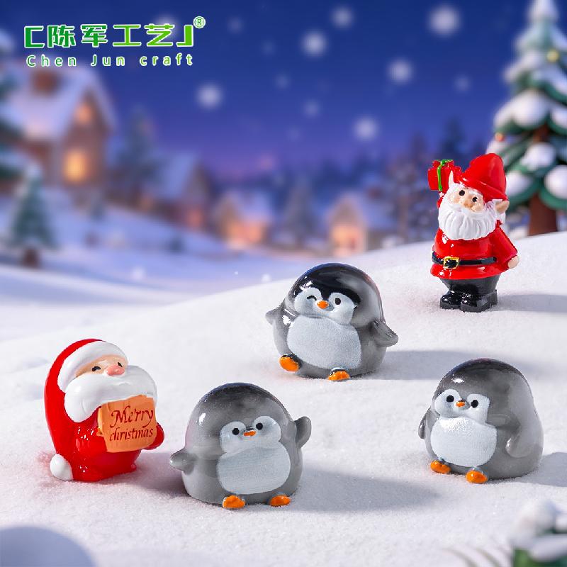 Phụ Kiện Tiểu Cảnh Chim Cánh Cụt Mini Trang Trí Tuyết (PK-517)