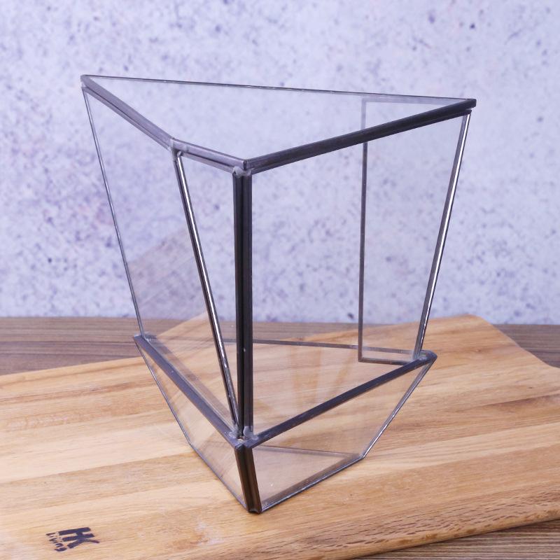 Chậu Đa Giác Nhà kính Terrarium rêu cảnh, chậu cây mini (DG-180)