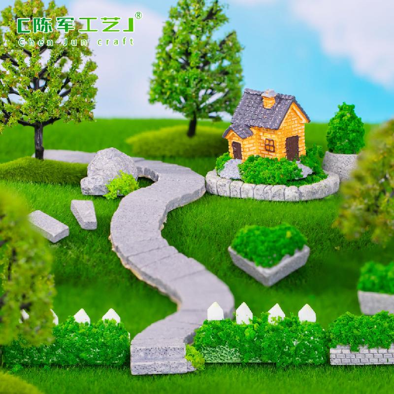 Phụ Kiện Tiểu Cảnh Tiểu cảnh nhà nhỏ, biệt thự mini trang trí cây cảnh DIY (ZC-60)