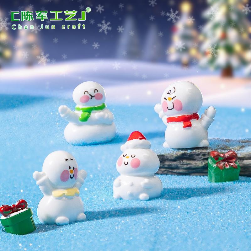 Phụ Kiện Tiểu Cảnh Người Tuyết Mùa Đông Giáng Sinh Mini DIY (PK-834)