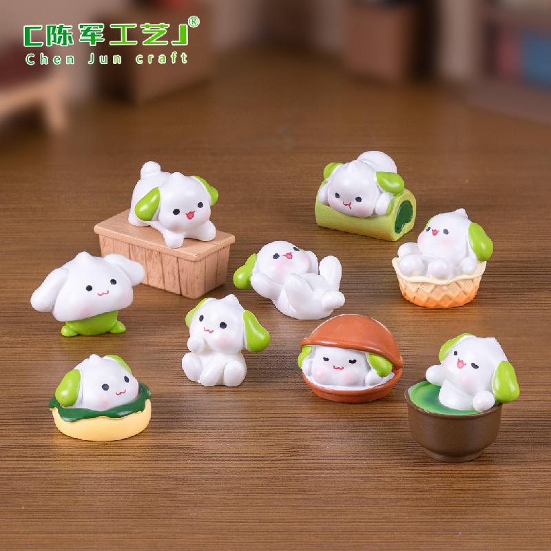 Phụ Kiện Tiểu Cảnh Chó Matcha Kem Ngọt (PK-947)