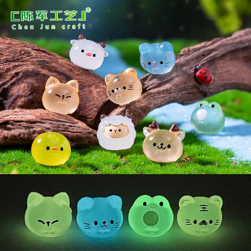 Phụ Kiện Tiểu Cảnh Động Vật Tròn Trịa Dạ Quang (PK-979)
