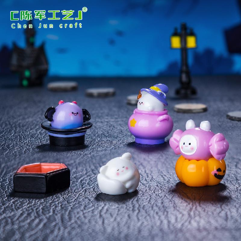 Phụ Kiện Tiểu Cảnh Tiểu cảnh Halloween ma nhỏ, trang trí xe hơi dễ thương (ZC-159)