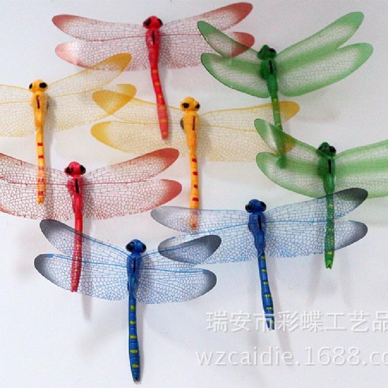 Phụ Kiện Terrarium Chuồn chuồn giả 85cm, trang trí tường phòng khách (TBS-69)