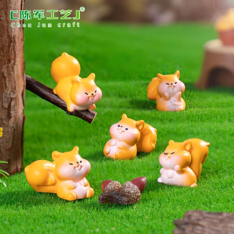 Phụ Kiện Tiểu Cảnh Sóc Mập Dễ Thương (PK-955)