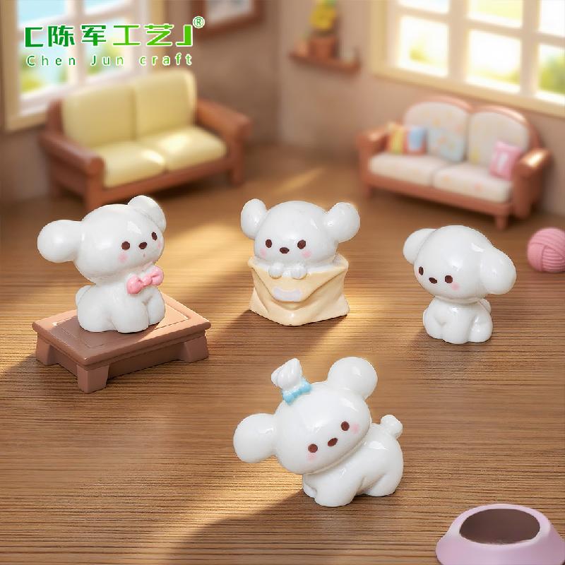 Phụ Kiện Tiểu Cảnh Chó nơ bướm đáng yêu mini trang trí (PK-785)