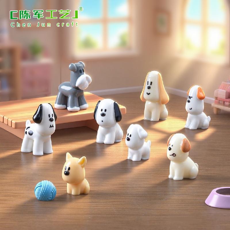Phụ Kiện Tiểu Cảnh Chó Con Dễ Thương Mini Nhà Búp Bê (PK-273)