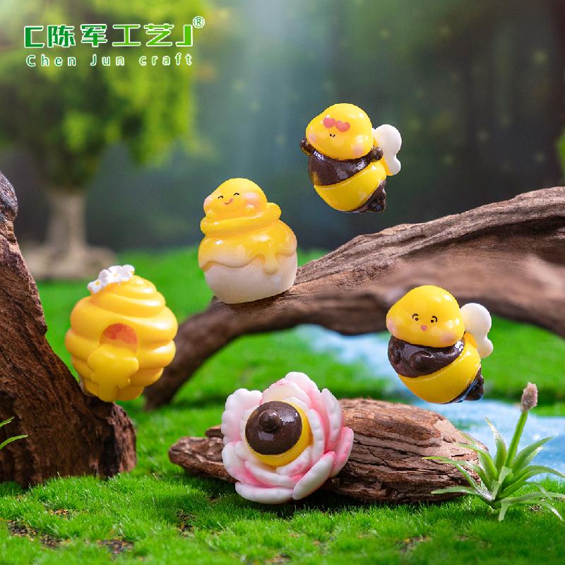 Phụ Kiện Tiểu Cảnh Ong Mật Và Tổ Ong Mini Trang Trí (PK-216)