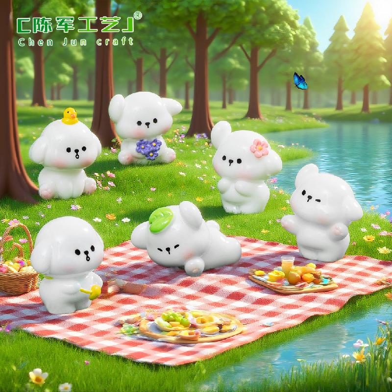 Phụ Kiện Tiểu Cảnh Chó Mùa Xuân Hè Dễ Thương Mini (PK-583)