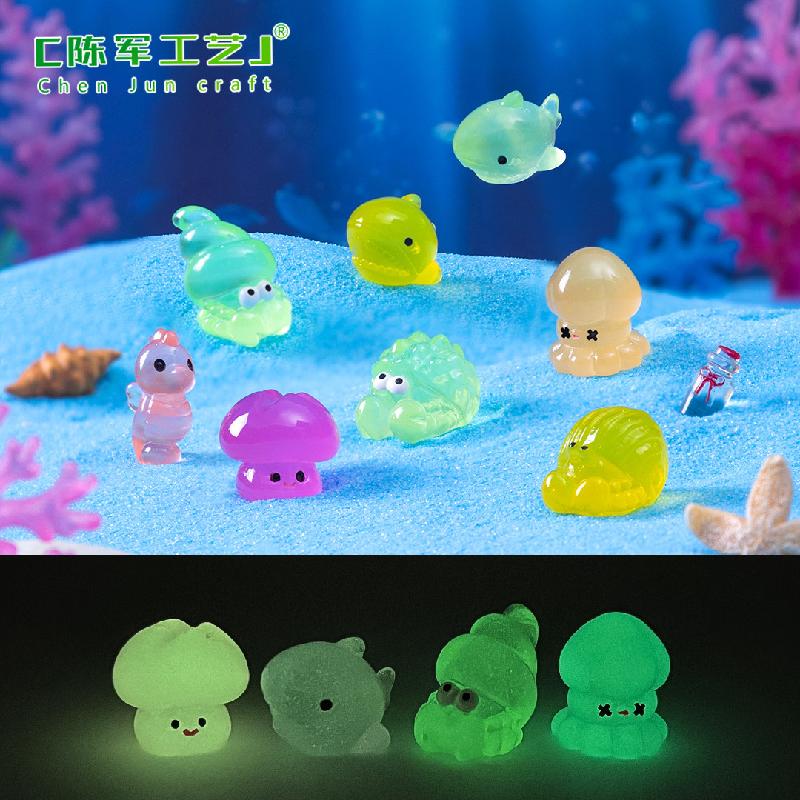 Phụ Kiện Tiểu Cảnh Cua Ẩn Sĩ & Cá Ngựa Dạ Quang (PK-941)