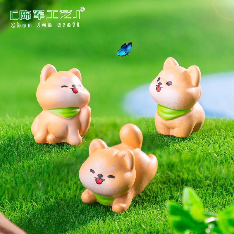 Phụ Kiện Tiểu Cảnh Chó Shiba Mini Dễ Thương (PK-945)