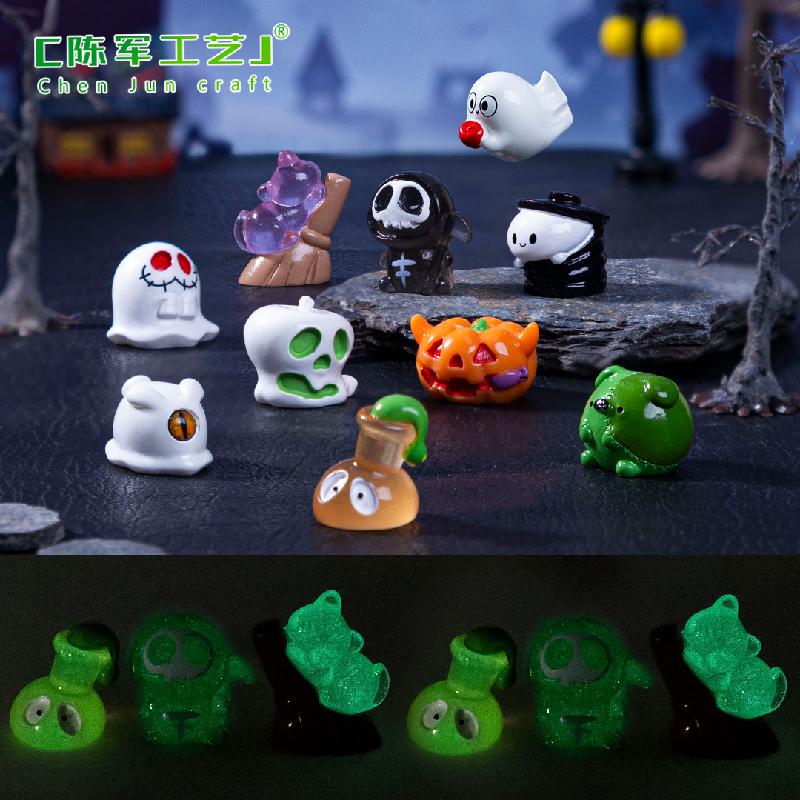 Phụ Kiện Tiểu Cảnh Bộ Xương Ma Phát Sáng Halloween Mini (PK-295)