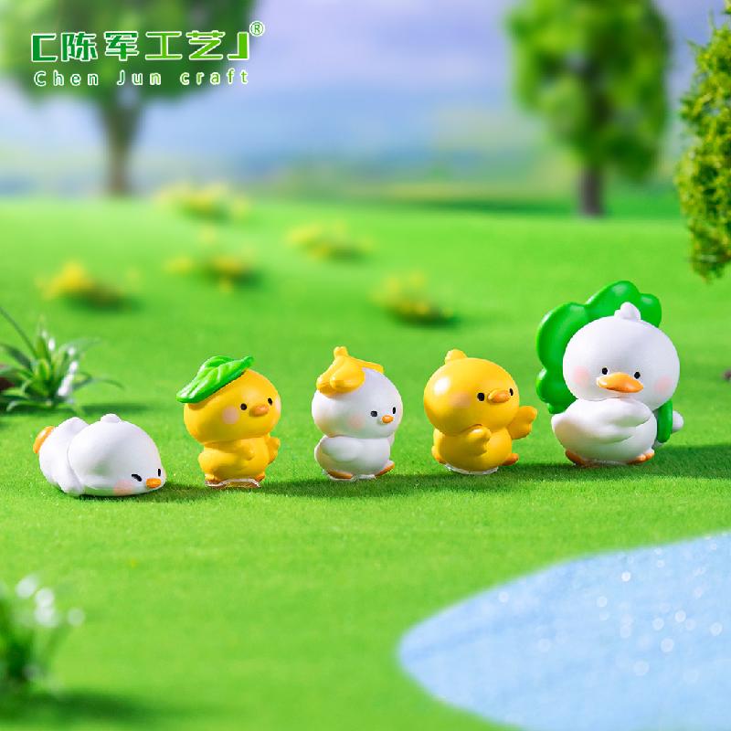 Phụ Kiện Tiểu Cảnh Vịt Vàng Dã Ngoại Mùa Thu (PK-971)