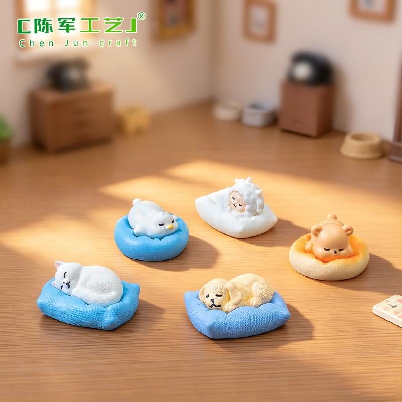 Phụ Kiện Tiểu Cảnh Chó Con Đang Ngủ (PK-1029)
