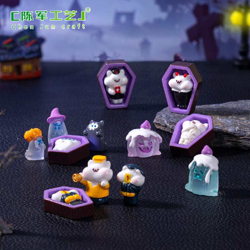 Phụ Kiện Tiểu Cảnh Quan Tài & Zombie Halloween (PK-974)