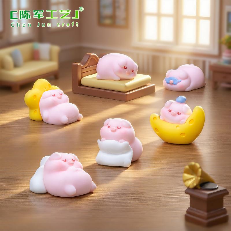 Phụ Kiện Tiểu Cảnh Heo Dễ Thương Mini DIY (PK-876)