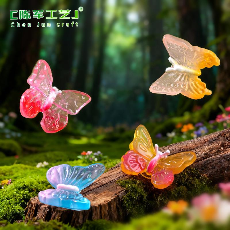 Phụ Kiện Tiểu Cảnh Bướm màu nghệ thuật mini trang trí sân vườn (PK-761)