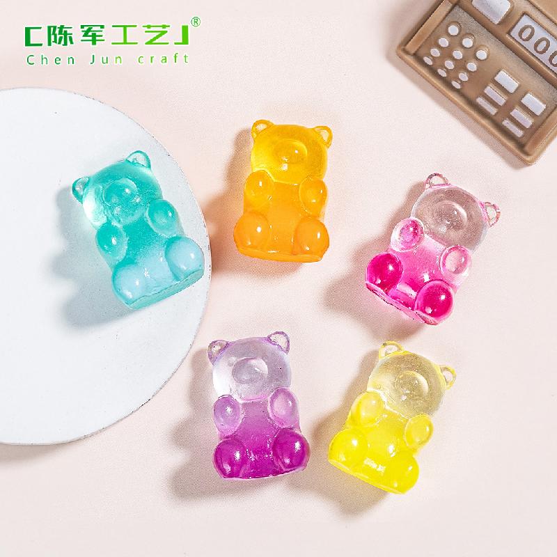 Phụ Kiện Tiểu Cảnh Kẹo Dẻo Gấu Gradient Mini DIY (PK-825)