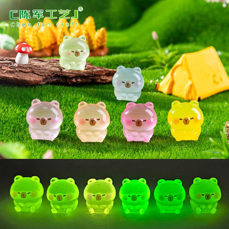 Phụ Kiện Tiểu Cảnh Capybara phát sáng nhiều màu mini (PK-1047)